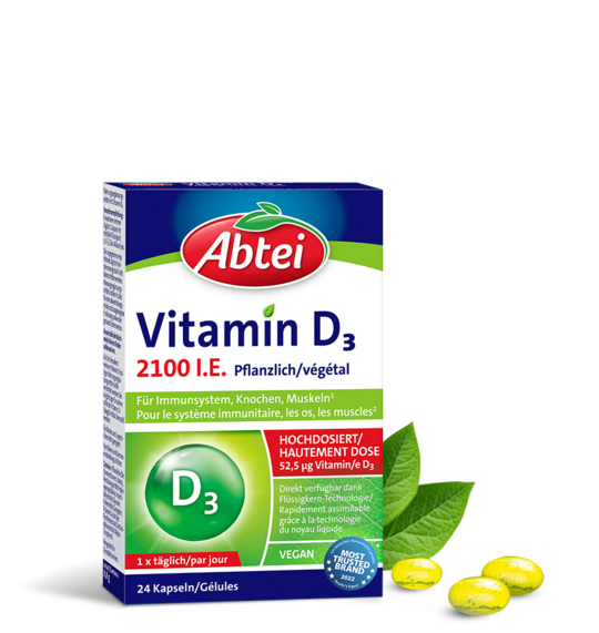 Abtei Vitamin D3 Verpackung 