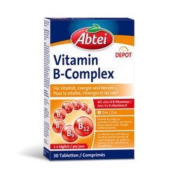 Abtei Vitamin B Complex Packung mit 30 Tabletten