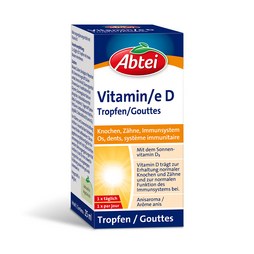 Abtei Vitamin D Tropfen Packung mit 25 ml
