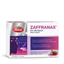 Abtei EXPERT ZAFFRANAX® Für die Nacht Packung mit 20 Tabletten